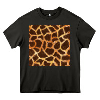 Asphalt giraffe seamless pattern Heavy Core Tee - BundleAndBundleShop