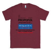 Burgundy funny anesthesia anesthesiologist crna nurse t shirt Classic Tee - linhVisuals