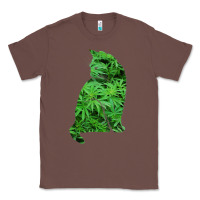 Chestnut funny cannabis & cat lover marijuana weed smoker art t shirt Classic Tee - linhVisuals