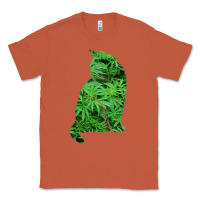 Copper funny cannabis & cat lover marijuana weed smoker art t shirt Classic Tee - linhVisuals