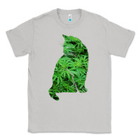 Moon Dust funny cannabis & cat lover marijuana weed smoker art t shirt Classic Tee - linhVisuals