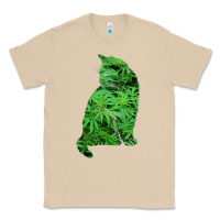 Mushroom funny cannabis & cat lover marijuana weed smoker art t shirt Classic Tee - linhVisuals