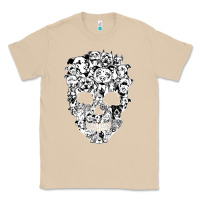 Mushroom funny pitbull skull dog skeleton halloween t shirt Classic Tee - linhVisuals