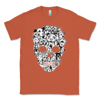 Copper funny pitbull skull dog skeleton halloween t shirt Classic Tee - linhVisuals