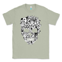 Matcha funny pitbull skull dog skeleton halloween t shirt Classic Tee - linhVisuals