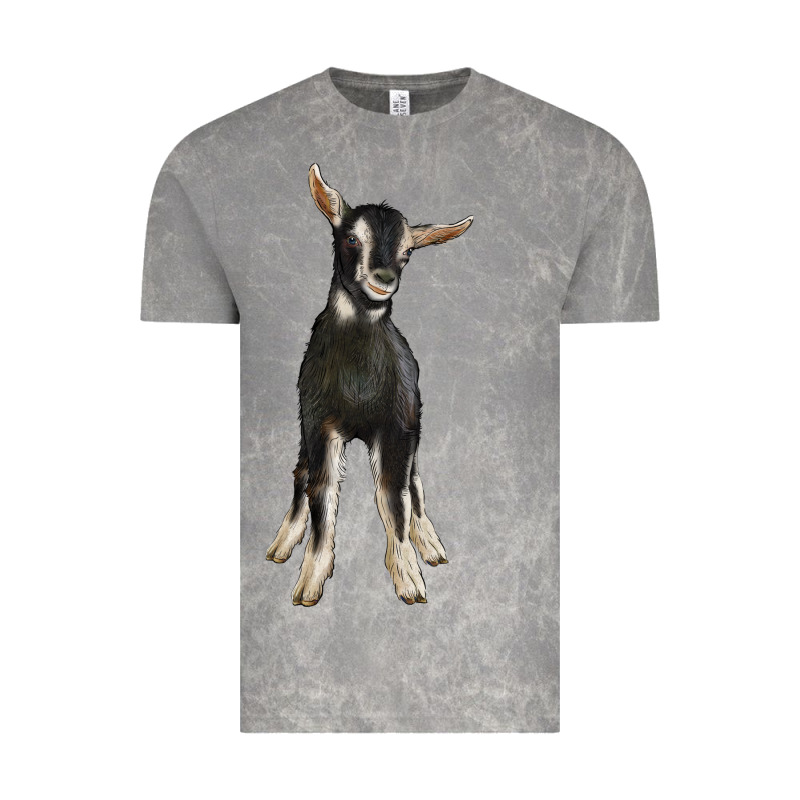 Hand Drawn Baby Alpine Goat Vintage Tee by LillyAllenDesigns | Teevron