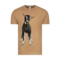 Vintage Camel Hand Drawn Baby Alpine Goat Vintage Tee - LillyAllenDesigns