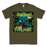 Army Green outkast 25th Classic Tee - linhVisuals