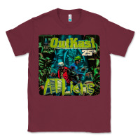 Burgundy outkast 25th Classic Tee - linhVisuals