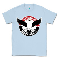 Dusty Blue waterlooblackhawks Classic Tee - linhVisuals