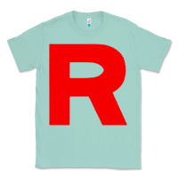 Seafoam team rocket Classic Tee - linhVisuals