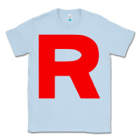 Dusty Blue team rocket Classic Tee - linhVisuals