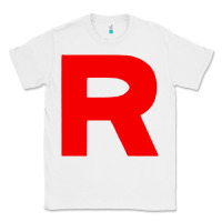 White team rocket Classic Tee - linhVisuals