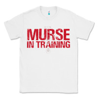 White funny male nurse murse in training t shirt Classic Tee - linhVisuals