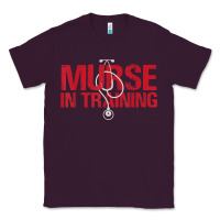 Plum funny male nurse murse in training t shirt Classic Tee - linhVisuals