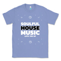 Colony Blue soulful house music deep house edm premium t shirt Classic Tee - linhVisuals