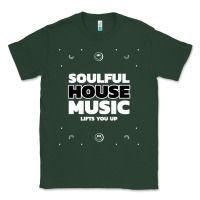 Sports Green soulful house music deep house edm premium t shirt Classic Tee - linhVisuals