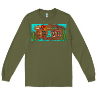 Army Green brave turquoise leopard cactus and floral arrow licanse plate Long Sleeve Tee - Artiststas