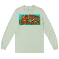 Matcha brave turquoise leopard cactus and floral arrow licanse plate Long Sleeve Tee - Artiststas