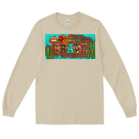 Mushroom brave turquoise leopard cactus and floral arrow licanse plate Long Sleeve Tee - Artiststas