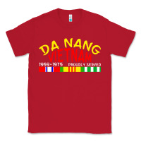 Red da nang vietnam war veteran military Classic Tee - linhVisuals