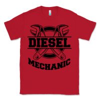 Red diesel mechanic Classic Tee - linhVisuals