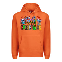 Carrot merry christmas stitch Premium Hoodie - AdoDesignShop