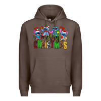 Coffee merry christmas stitch Premium Hoodie - AdoDesignShop