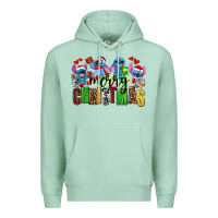 Seafoam merry christmas stitch Premium Hoodie - AdoDesignShop
