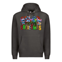 Smoke merry christmas stitch Premium Hoodie - AdoDesignShop