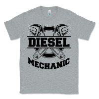 Heather Grey diesel mechanic Classic Tee - linhVisuals