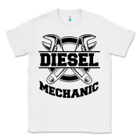 White diesel mechanic Classic Tee - linhVisuals
