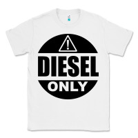 White Diesel Only Classic Tee - linhVisuals
