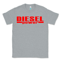 Heather Grey Diesel Power Classic Tee - linhVisuals