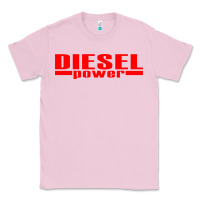 Bubblegum Pink Diesel Power Classic Tee - linhVisuals