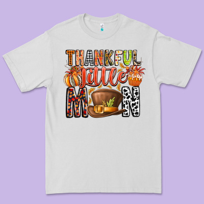 Thankful Little Mon Premium Tee Designed By Cowhidedigitalart