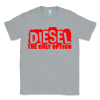 Heather Grey Diesel The Only Option Classic Tee - linhVisuals