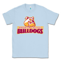 Dusty Blue brooklyn college Classic Tee - linhVisuals