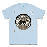 Dusty Blue caamp Classic Tee - linhVisuals