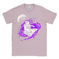 Lilac techno astronaut electronic music rave festival raver t shirt Classic Tee - linhVisuals