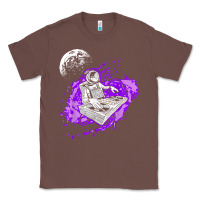 Chestnut techno astronaut electronic music rave festival raver t shirt Classic Tee - linhVisuals
