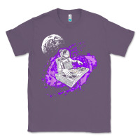 Lavender techno astronaut electronic music rave festival raver t shirt Classic Tee - linhVisuals