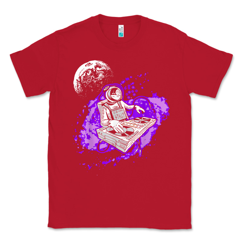 Techno Astronaut Electronic Music Rave Festival Raver T Shirt Classic Tee by linhVisuals | Teevron
