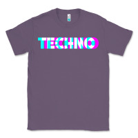 Lavender techno music t shirt Classic Tee - linhVisuals