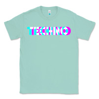 Seafoam techno music t shirt Classic Tee - linhVisuals