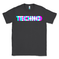 Smoke techno music t shirt Classic Tee - linhVisuals
