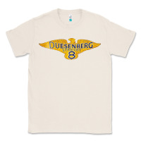 Natural duesenberg straight Classic Tee - linhVisuals