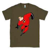 Army Green incredibles Classic Tee - linhVisuals