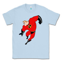 Dusty Blue incredibles Classic Tee - linhVisuals