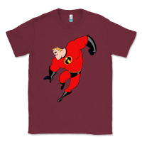 Burgundy incredibles Classic Tee - linhVisuals